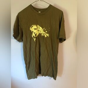 Guster 2007 tour t shirt khaki color butter logo sz M